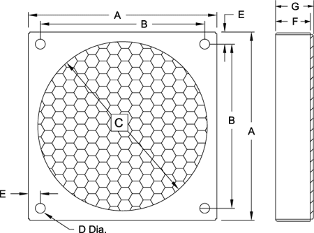 Spira Shielded Fan Filters